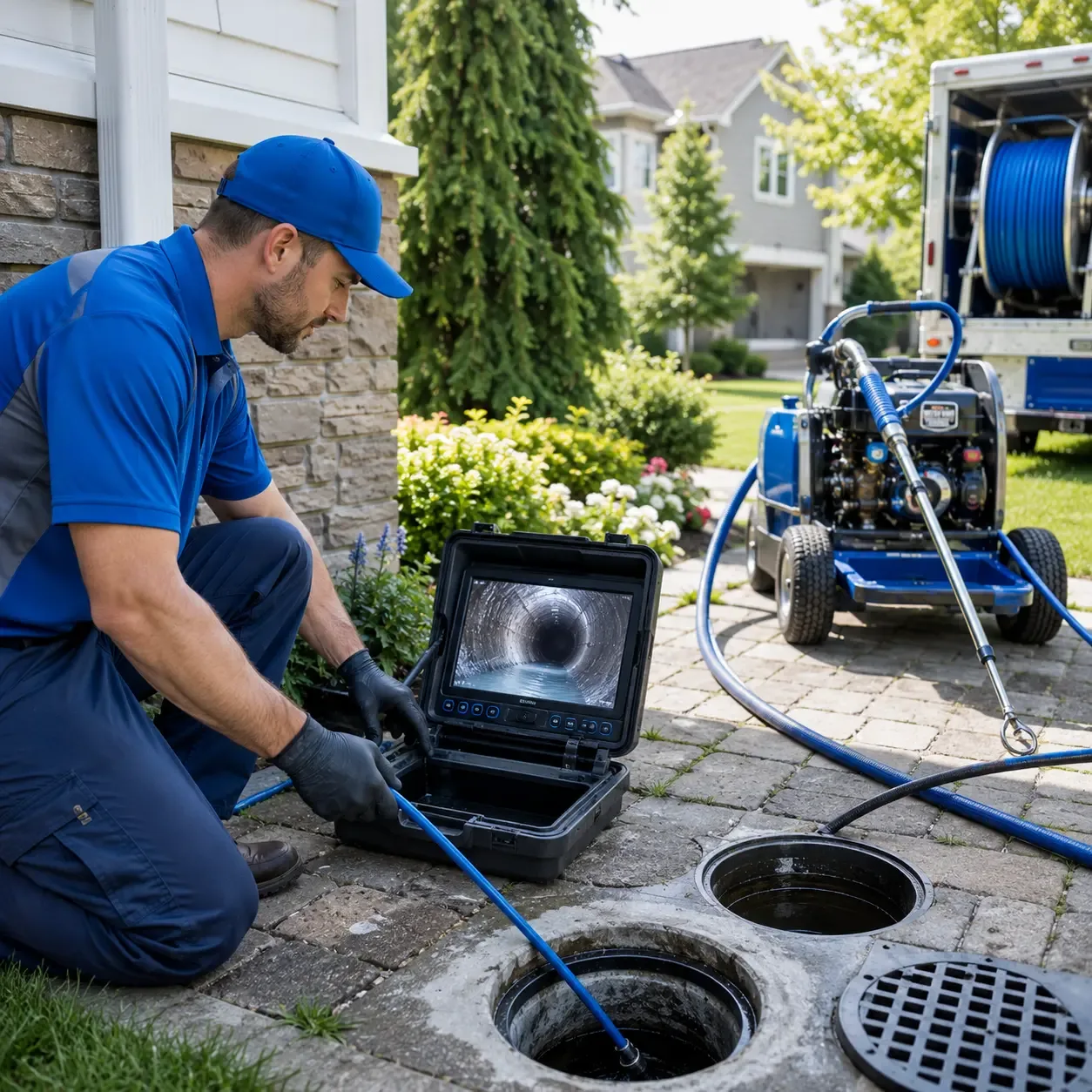 Outdoor drain cleaning professionals serving Walnut Springs, TX